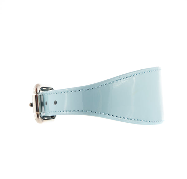 Sighthound collar ACE soft Sky blue Patent