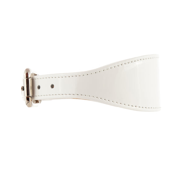 Sighthound collar ACE soft White Patent