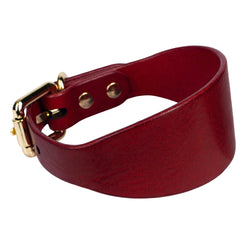 Lurcher Leather Сollar Red
