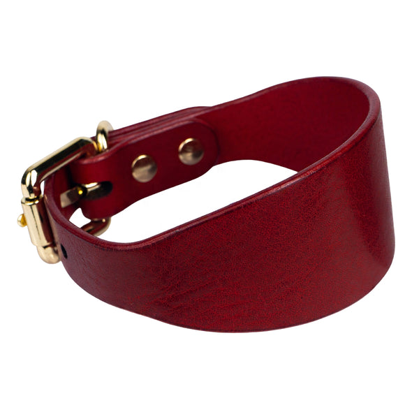 Lurcher Leather Сollar Red
