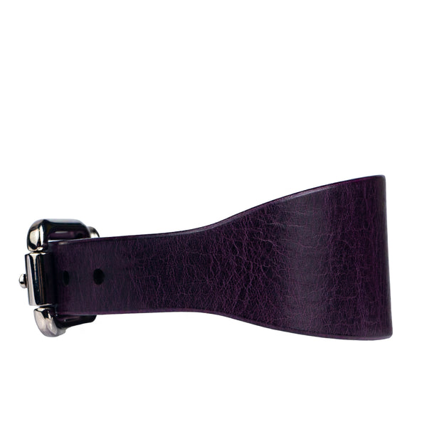 Lurcher Leather Сollar Violet side view