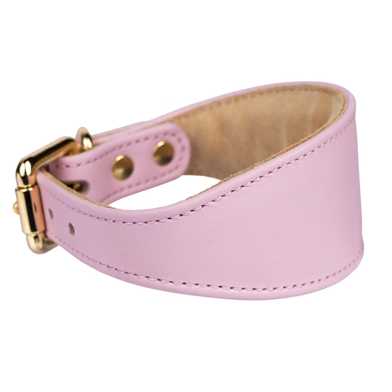 Lurcher Leather Сollar soft Pink