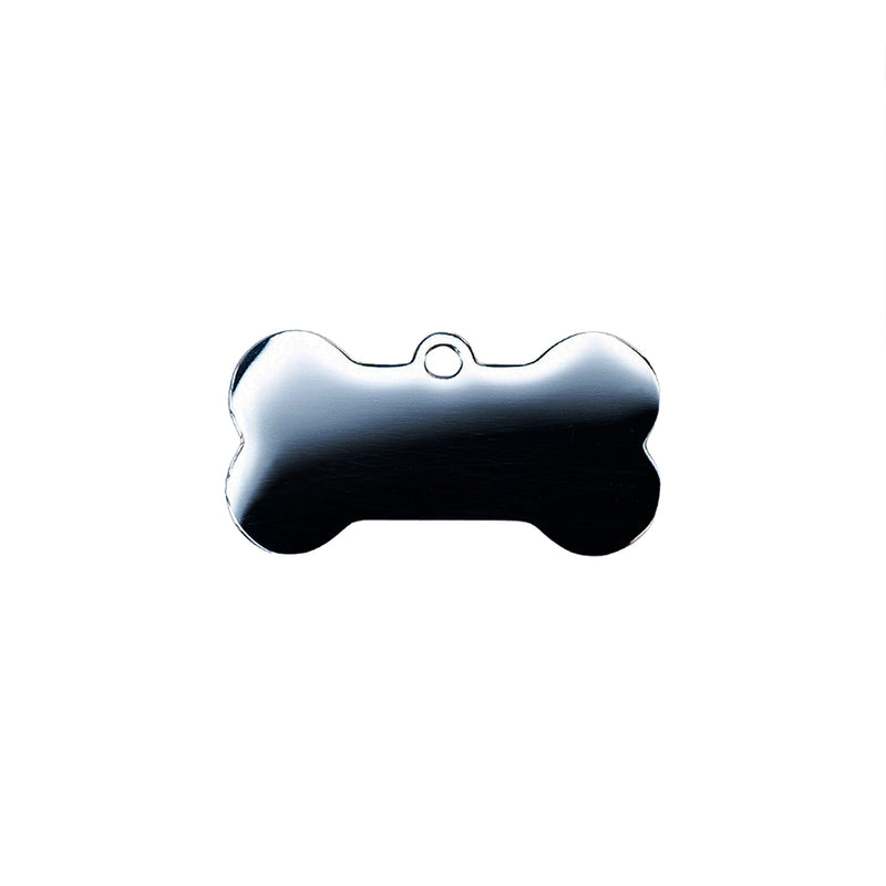 Dog Tag Bone Silver