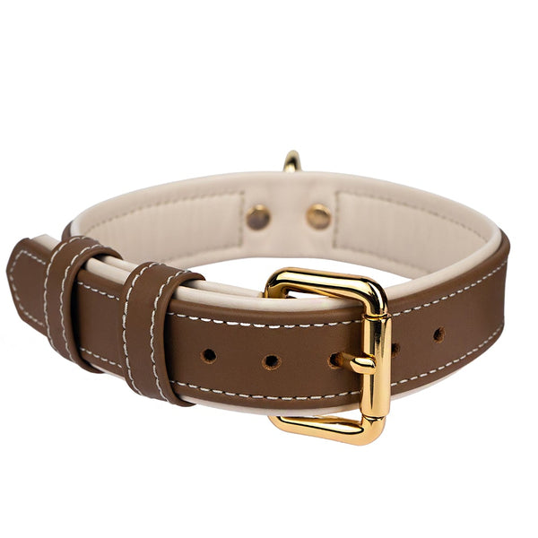 Caramel-Beige Pet Collar