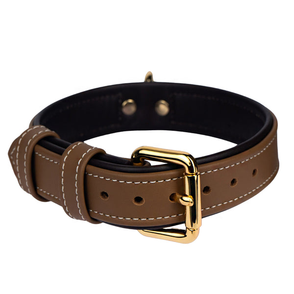 Caramel-Dark Chocolate Pet Collar