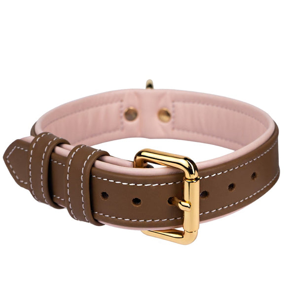 Caramel-Lotus Pet Collar