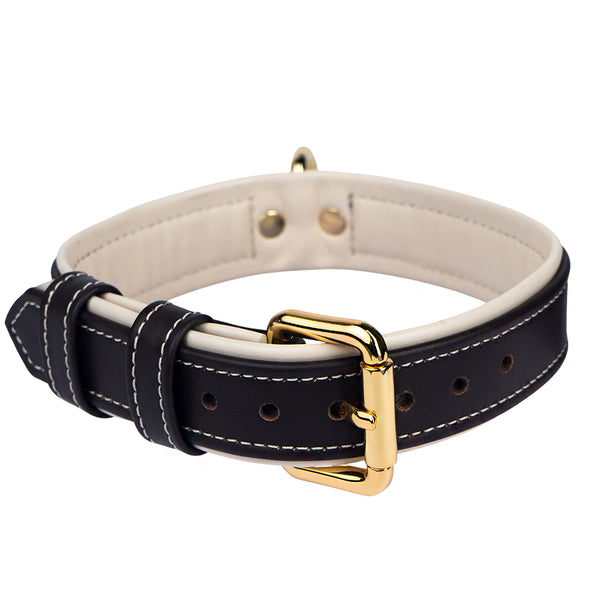 Dark Chocolate-Beige Pet Collar