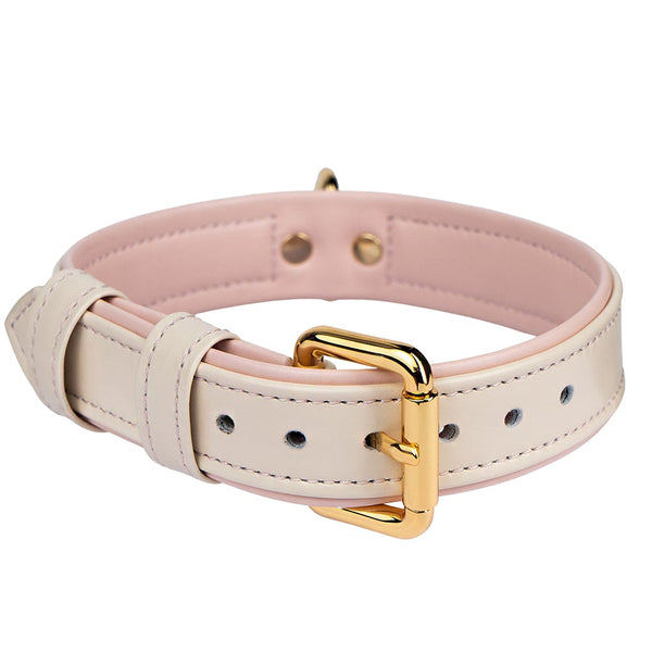 Beige-Lotus Pet Collar